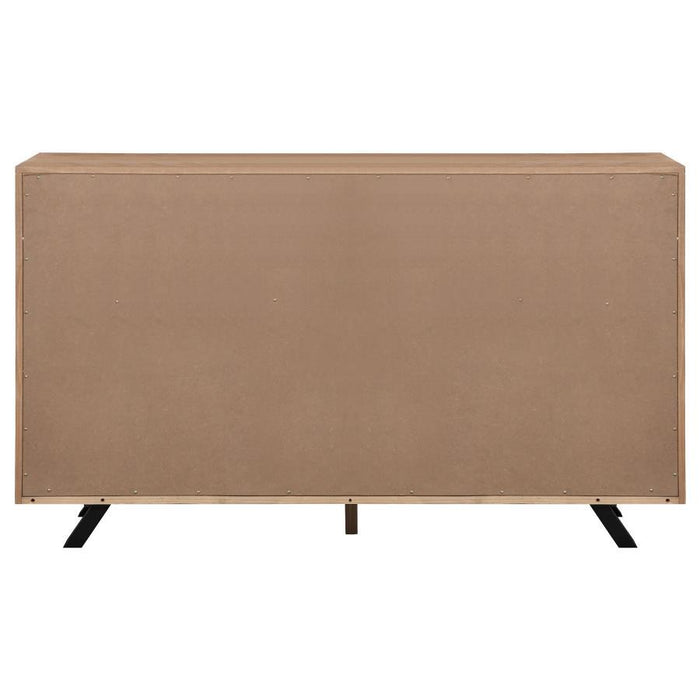 Taylor - 7-Drawer Rectangular Dresser - Light Honey Brown