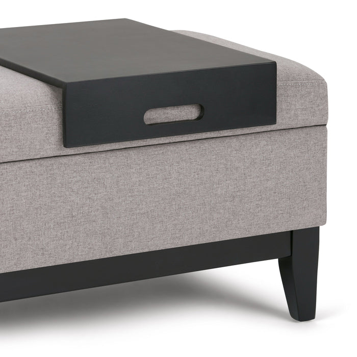 Oregon - Storage Ottoman Bench with Tray