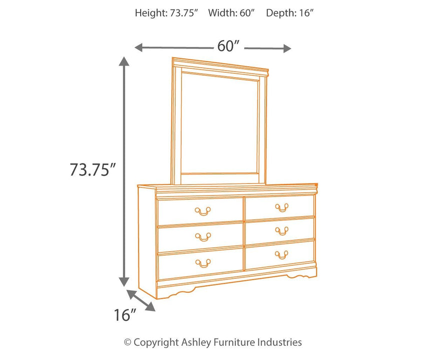 Huey Vineyard - Black - Dresser, Mirror