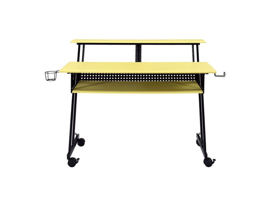 Suitor - Music Recording Studio Desk - Black / Yellow