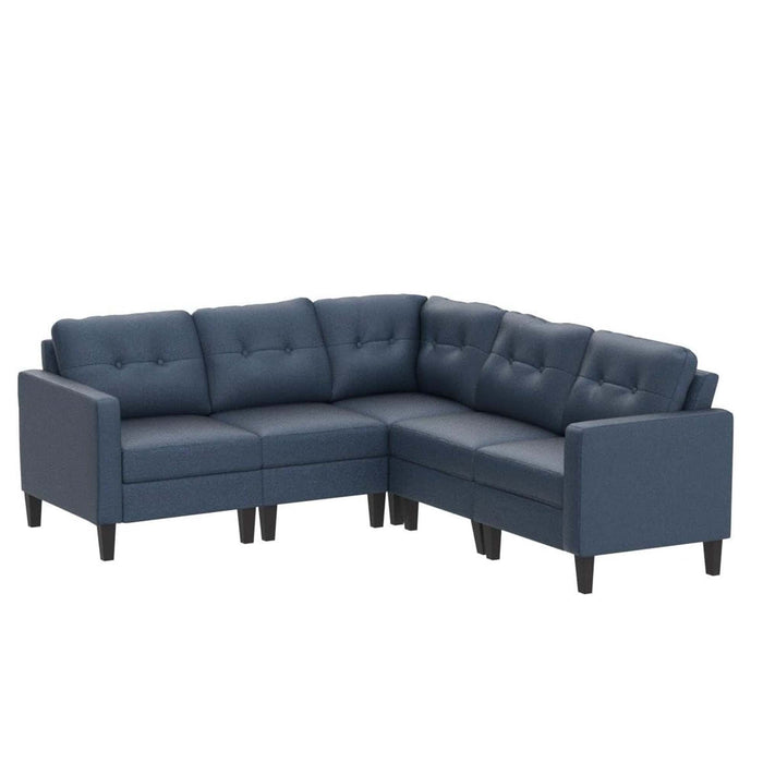 5 Piece Upholstered Sectional