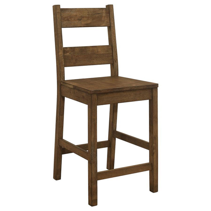 Coleman Collection - Coleman Counter Height Stools Rustic Golden Brown (Set of 2)