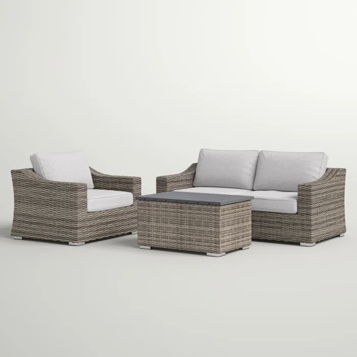 Stylish Sofa Seating Group With Cushions Perfect For Outdoor Gatherings