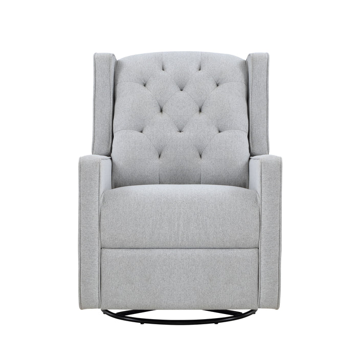 Milah - Gliding Swivel Recliner Tufted