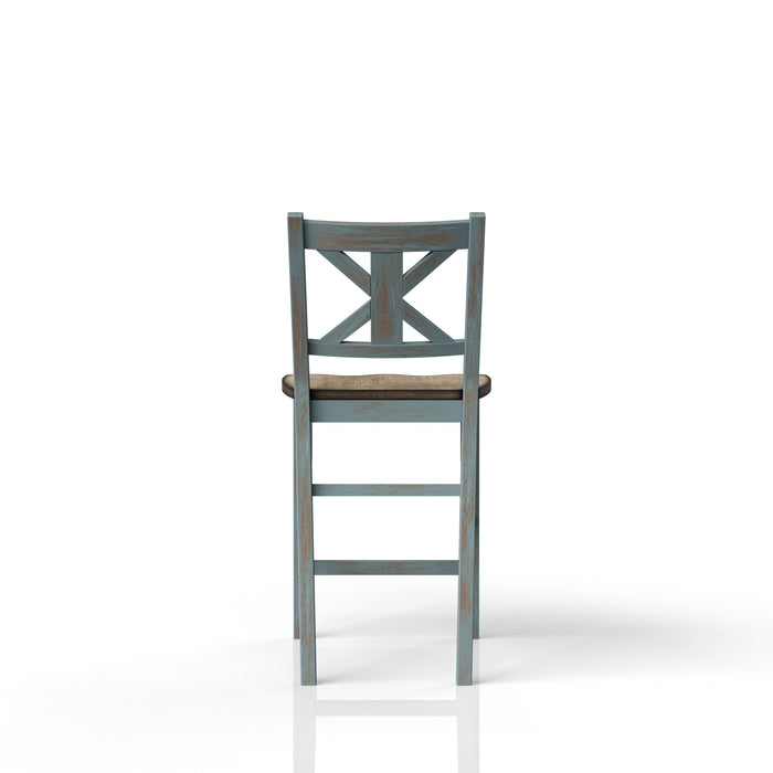 Counter Stool - Aqua Blue