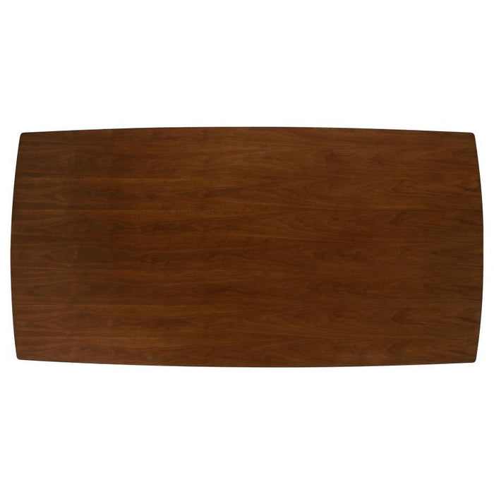 Malone Collection - Malone Rectangular Dining Table Dark Walnut