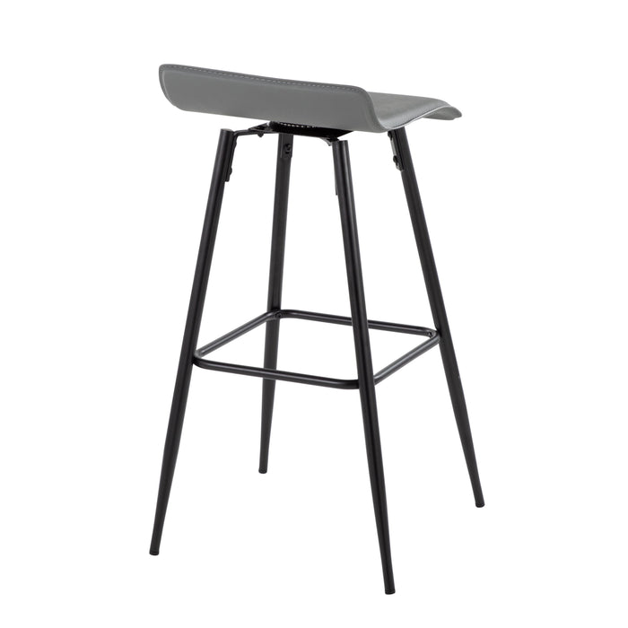 Ale - Contemporary Fixed-Height Bar Stool (Set of 2)