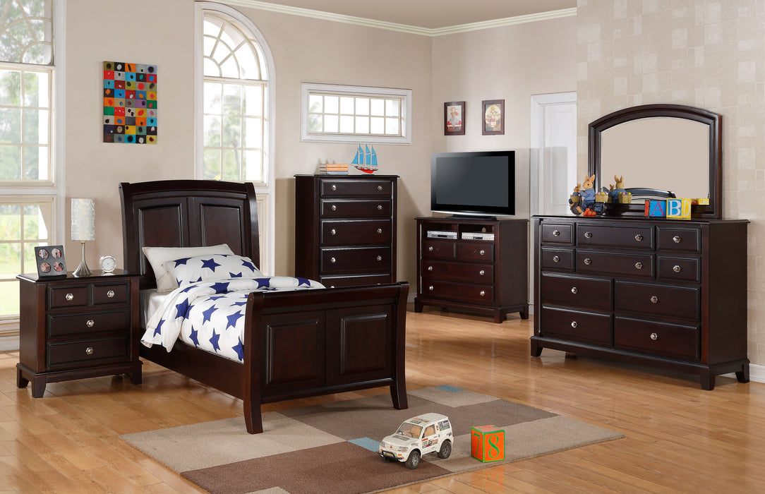 Ashford - G9800A-TB Twin Bed - Cappuccino