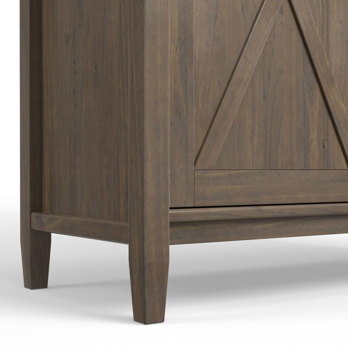 Ela - Medium Storage Cabinet - Smoky Brown