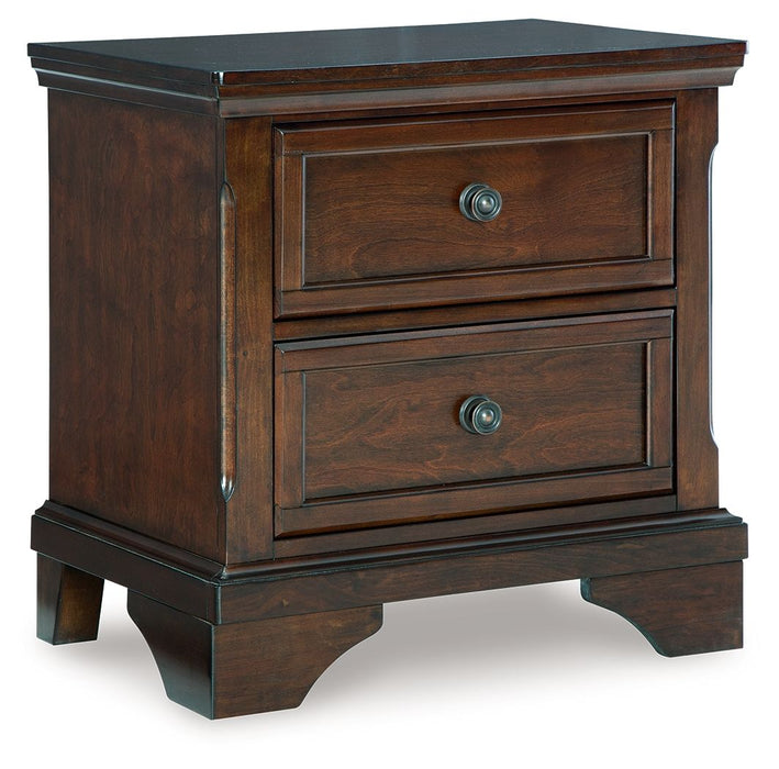 Trellington - Brown - Two Drawer Night Stand