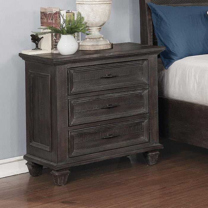 Atascadero - Nightstand - Weathered Carbon