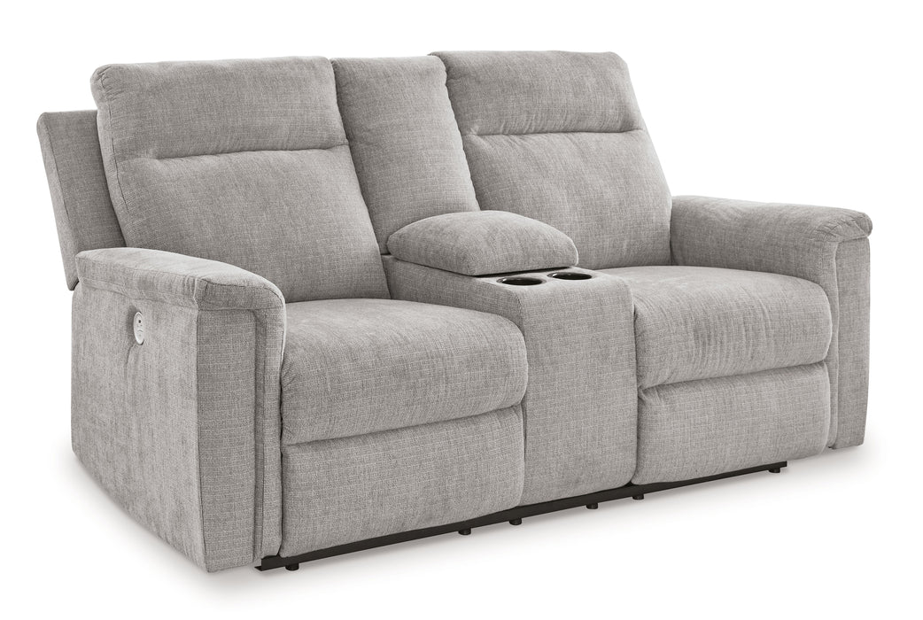 Barnsana - Dbl Power Reclining Loveseat With Console