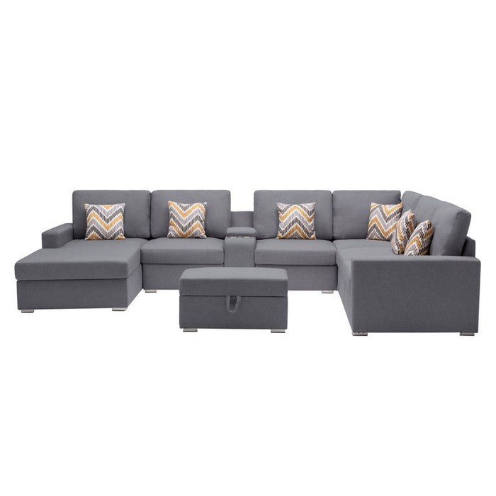 Nolan - 8 Piece Sectional Sofa With Interchangeable Legs