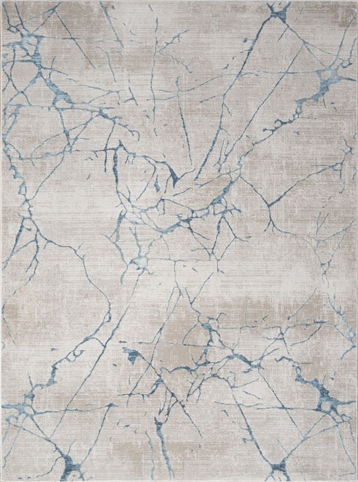 Elegance - 5'3" X 7'3" Area Rug - Blue, Polyester