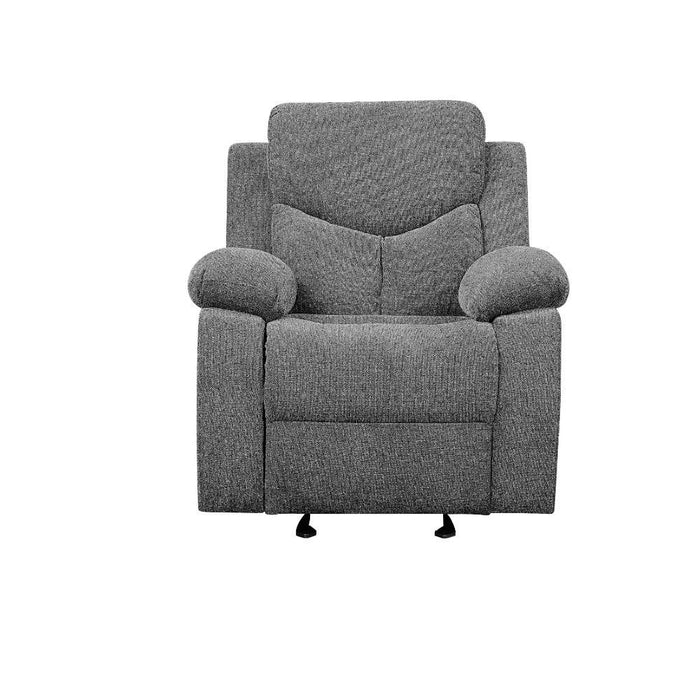 Kalen - Glider Recliner - Gray Chenille