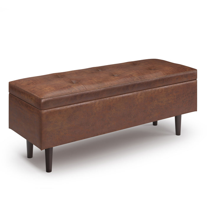 Shay - Mid Century Rectangular Storage Ottoman