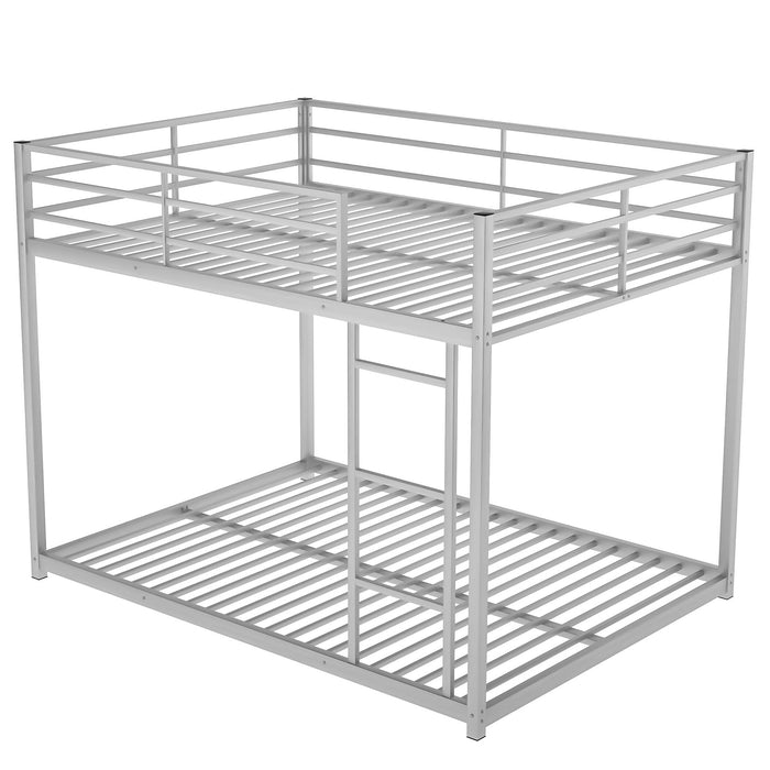 Metal Bunk Bed, Low Bunk Bed With Ladder