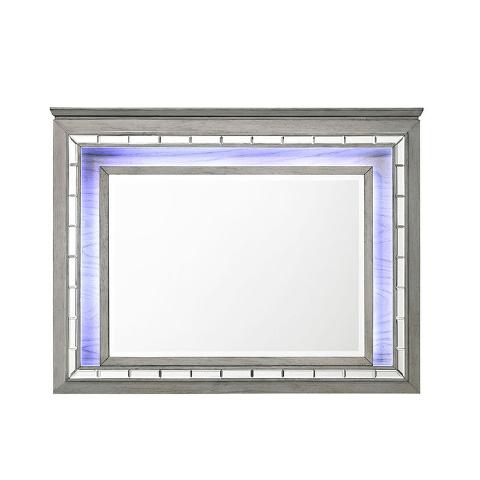 Antares - Mirror With LED - Light Gray