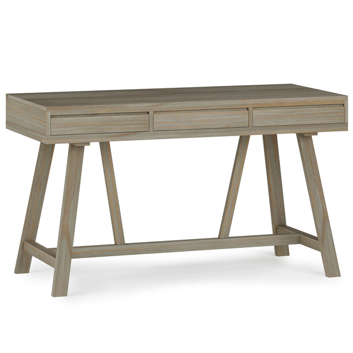 Bowman - Flip Up Desk - Distressed Grey