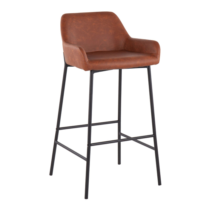 Daniella - Industrial Fixed Height Bar Stool (Set of 2)