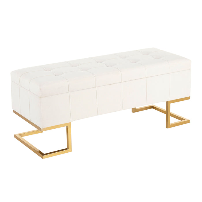 Midas - Contemporary / Glam Storage Bench