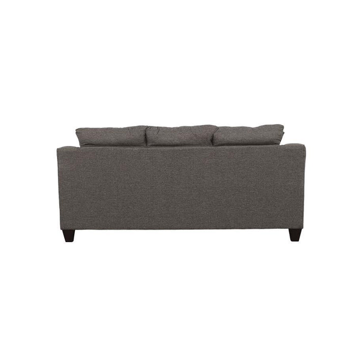 Salizar Collection - Brown - Salizar Flared Arm Sofa Grey