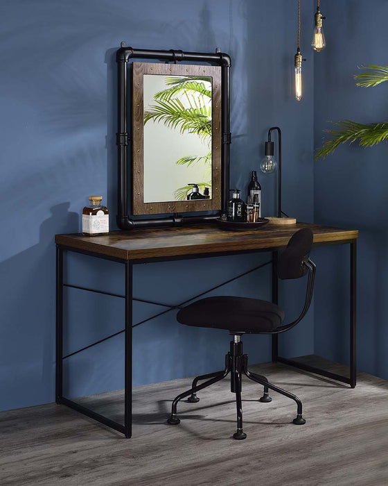 Bob - Console Table - Weathered Oak & Black Finish