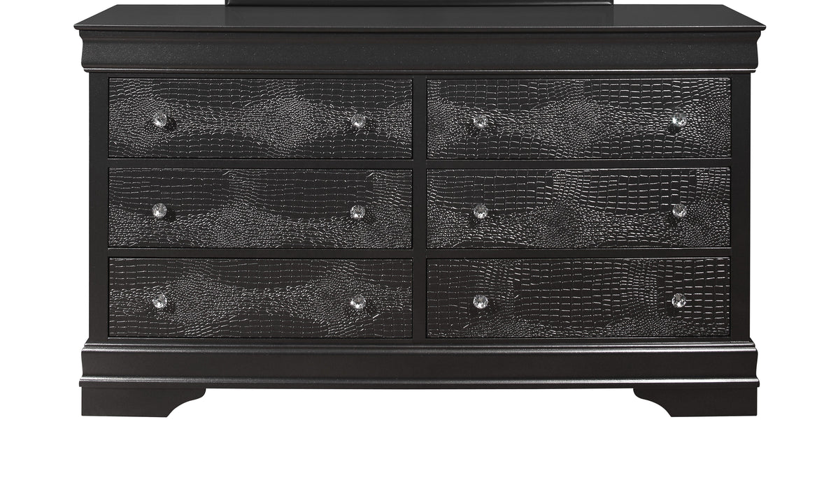 Shaker - Crocodile Metallic Dresser