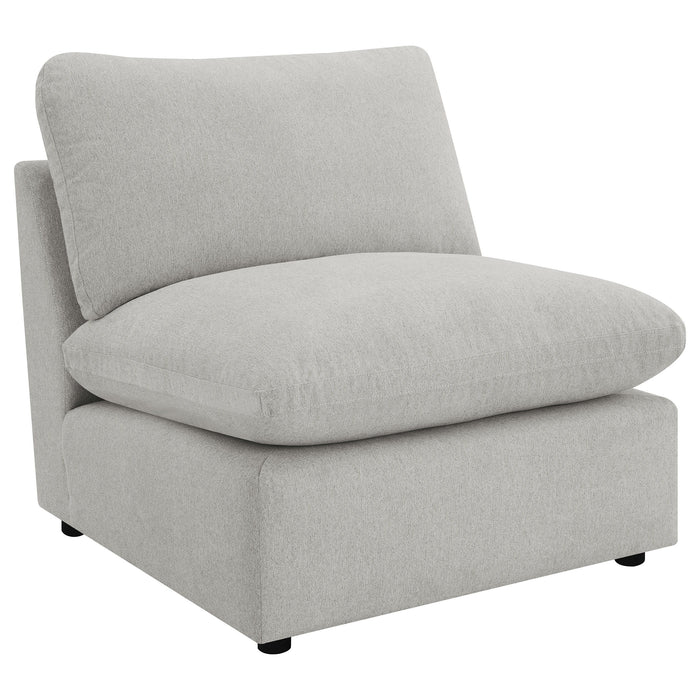 Collins - 3-Piece Upholstered Power Reclining Sofa - Gray