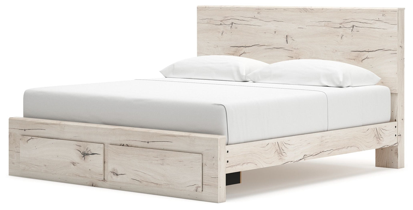 Lawroy - Panel Bed With Storage