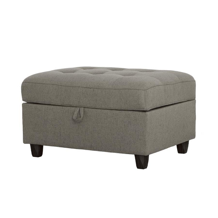 Stonenesse Sectional - Grey - Stonenesse Tufted Storage Ottoman Grey