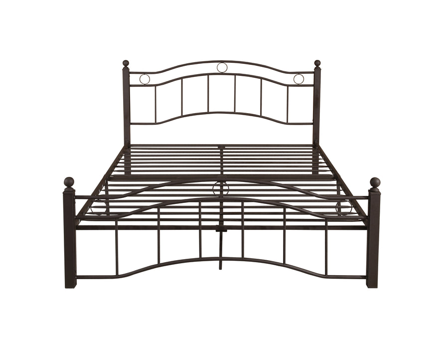 Metal Bed Frame With Headboard And Footboard