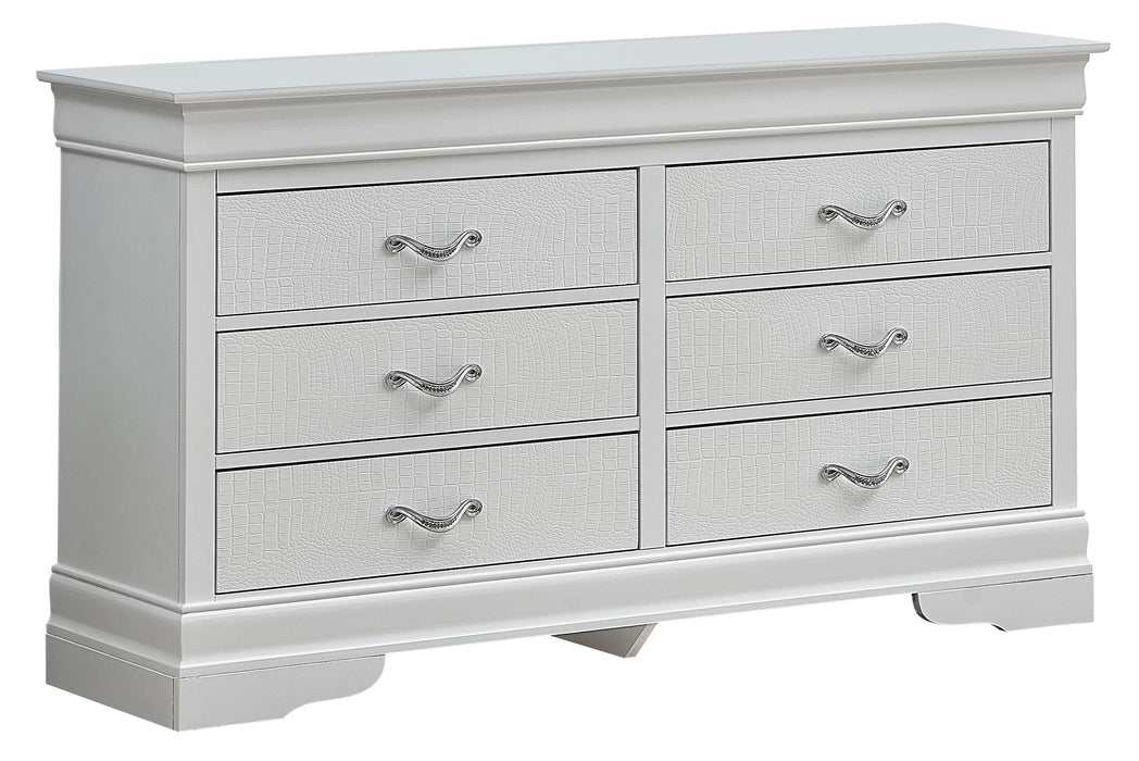 Lorana - G6590-D Dresser - Silver Champagne