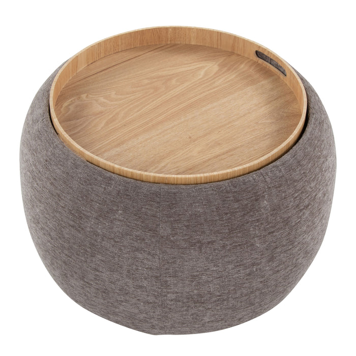 Tray - Pouf Contemporary Ottoman