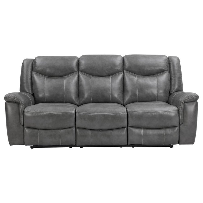 Conrad Motion Collection - Grey - Conrad Upholstered Motion Sofa Cool Grey