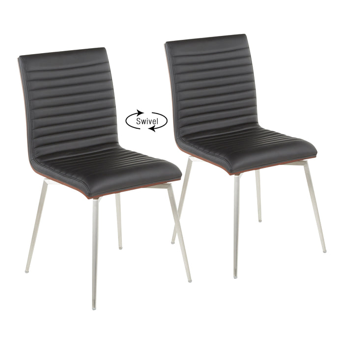 Mason - Contemporary Dining Chair (Set of 2) With Swivel