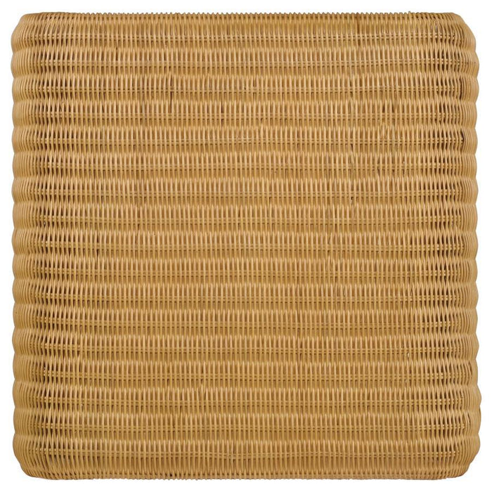 Juanita - Square Rattan End Table - Natural