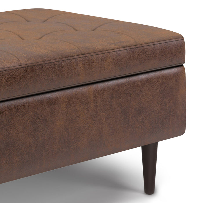 Shay - Mid Century Small Coffee Table Storage Ottoman