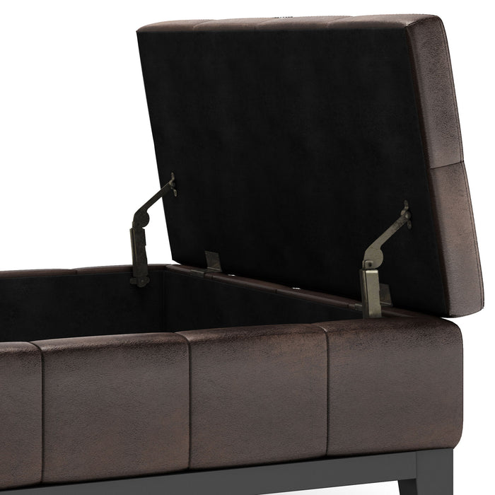 Dover - Square Coffee Table Storage Ottoman