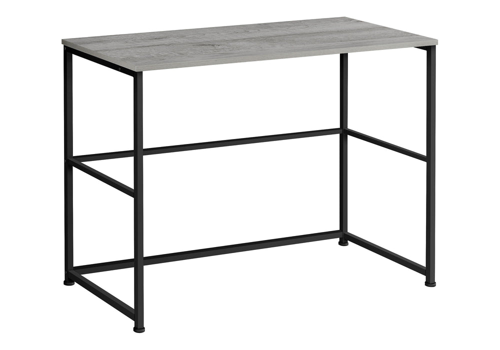 Computer Desk, Home Office, Laptop, Left, Right Set-Up, Storage Drawers, Work, Contemporary Modern - Gray