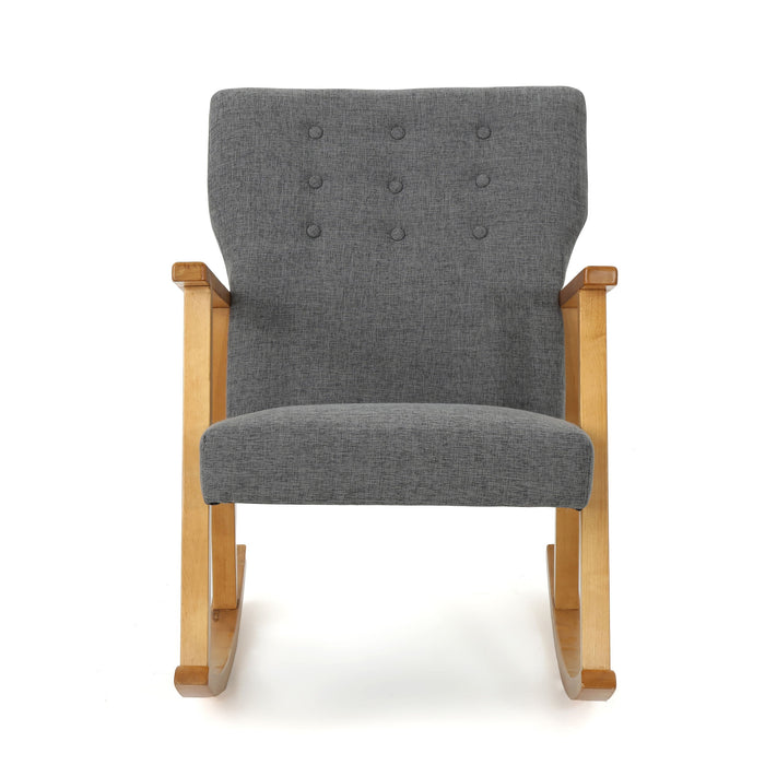 Fabric Upholstered Rocking Chair