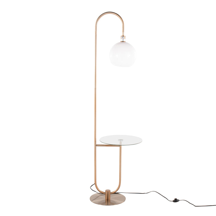 Trombone - Contemporary / Glam Floor Lamp