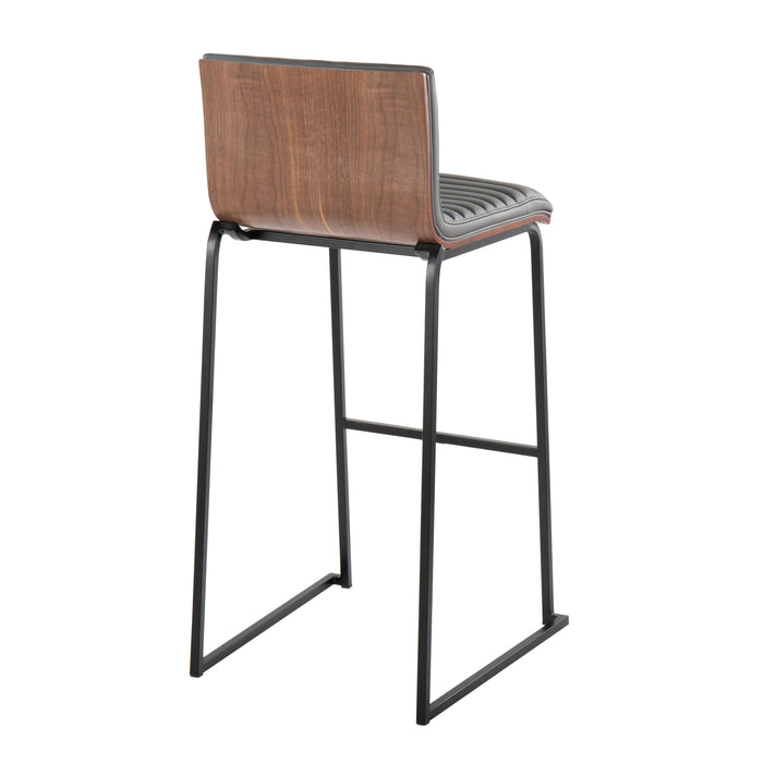 Mason Mara - Contemporary, Fixed Height Barstool (Set of 2)