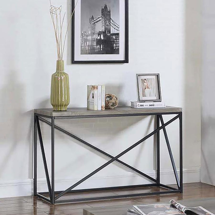 Rectangular Sofa Table Sonoma Grey