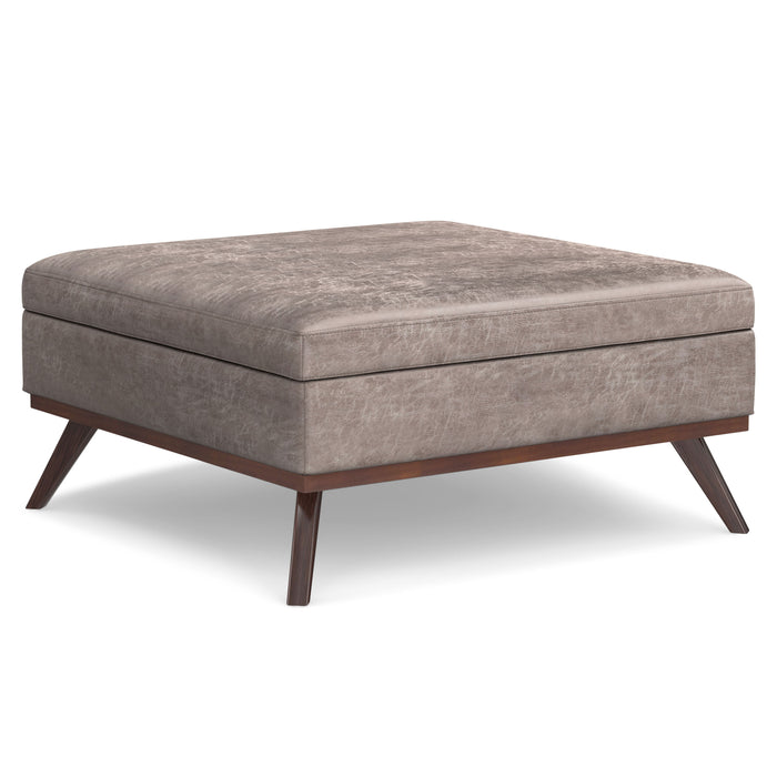 Owen - XL Square Coffee Table Storage Ottoman