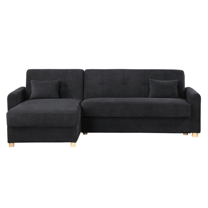 Thomas - 99.5" Convertible Sleeper Sectional Sofa with Reversible Chaise and Storage