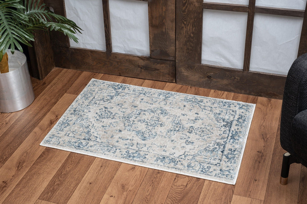 Noble - GC_GEN7001 Ivory 5' x 7' Area Rug