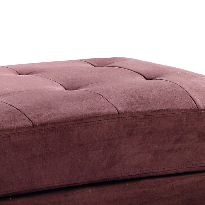 Chic - Lounge Ottoman - Chocolate