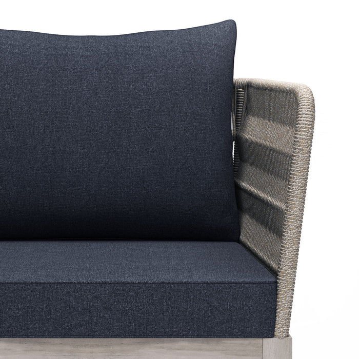 Santiago - Outdoor Conversation Chair - Slate Grey