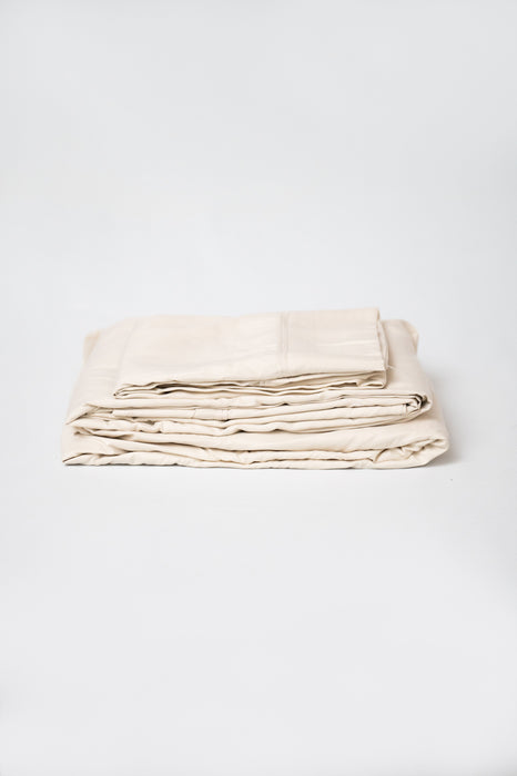 4 Piece Twin Long Bamboo Hypoallergenic Sheet Set - Cream